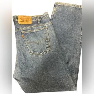 Vtg Y2K 90s Levi’s 505 Orange Tab Jeans Mexico Made Straight Leg Mens 38X30